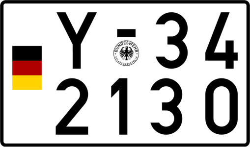 Bundeswehr zweizeilig