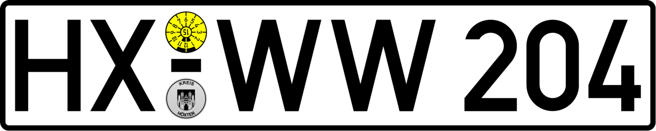 DIN Wappen s/w (KFZ_HX)